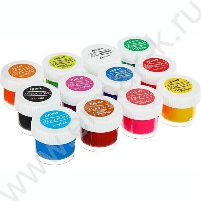 Гуашь  12цв 15мл "Фантазия" | Фото 4