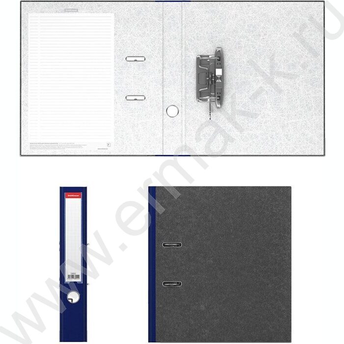 Файл 50мм мраморный разборный с карманом синий | Фото 2