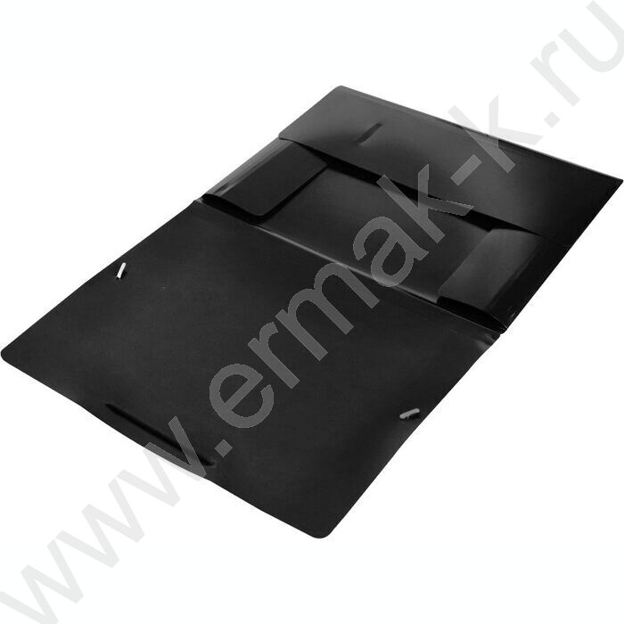 Папка на резинках черная 30мм 0,5мм | Фото 2