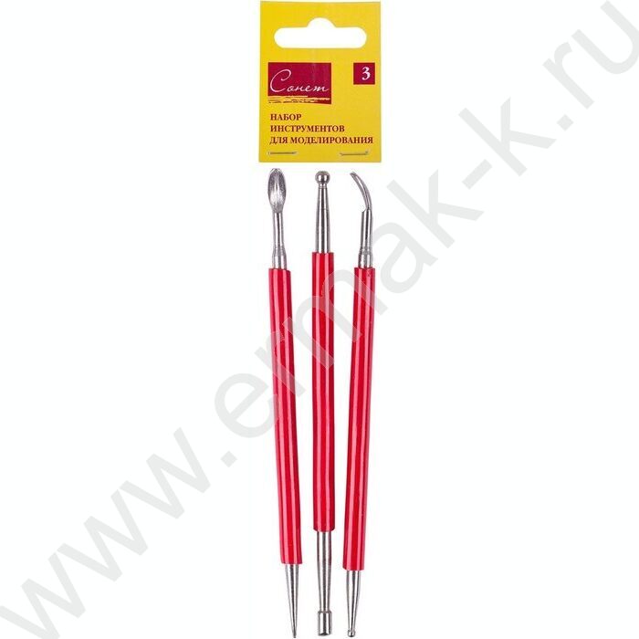 Набор металлических инструментов для моделирования Сонет 3предмета | Фото 1