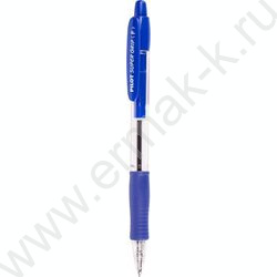 Ручка шар авт 0,7мм Pilot super grip синяя/синий резин.грип | Фото 1