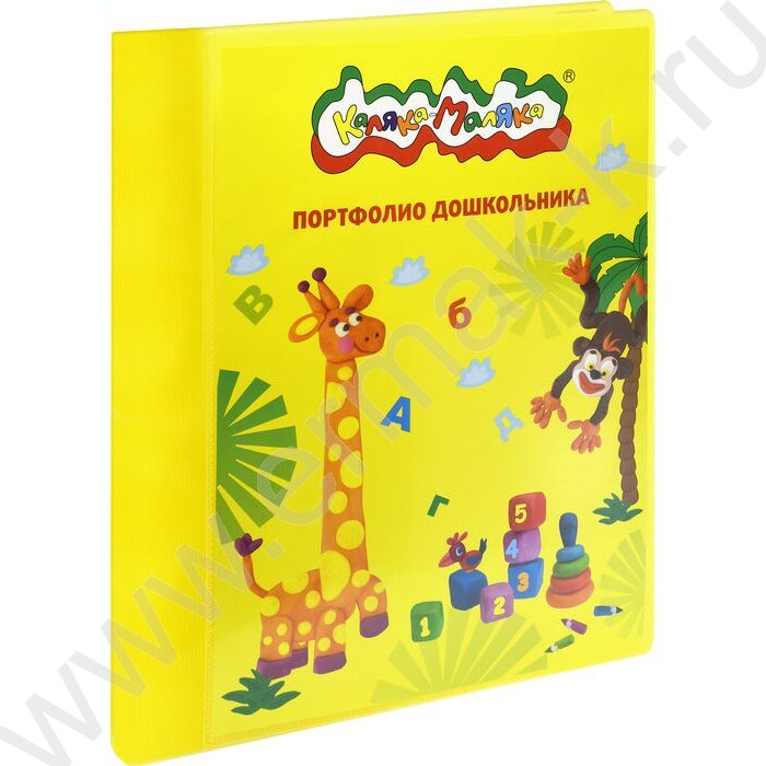 Портфолио дошкольника "Каляка-Маляка"  /пластик 2 кольца, 20файлов/ | Фото 2