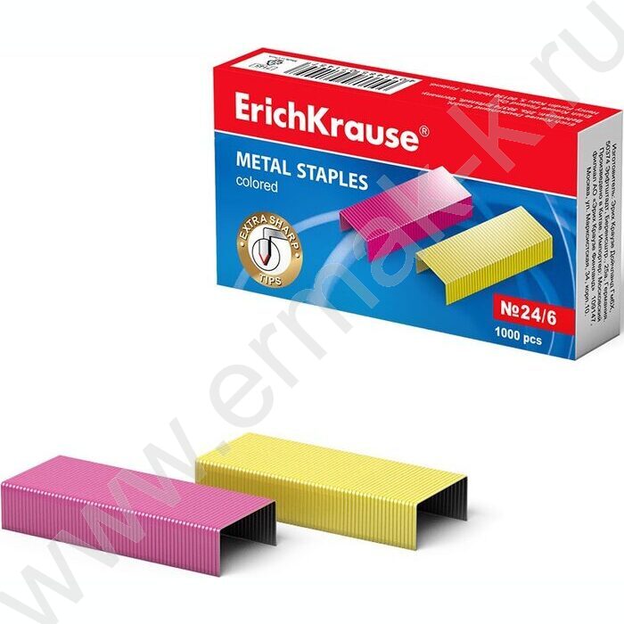 Скобы №24 /1000шт цветные | Фото 1