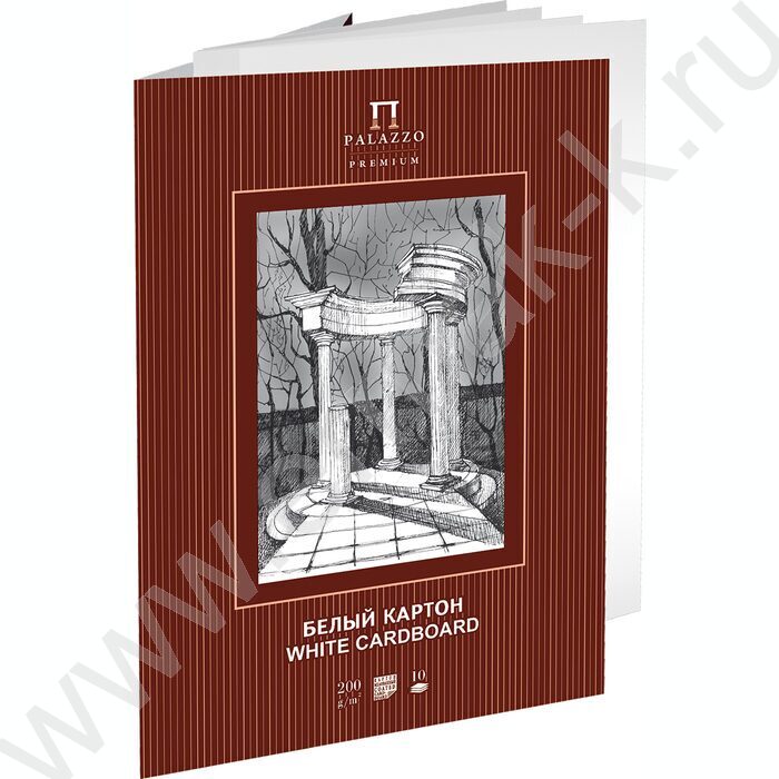 Картон белый А4 10л "Беседка" | Фото 1