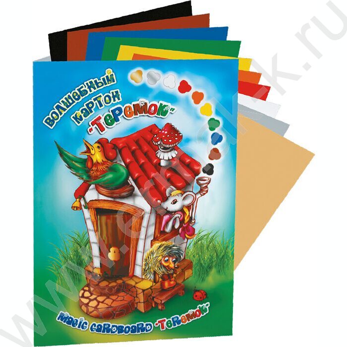 Картон цв. А4 10л/10цв Теремок | Фото 1
