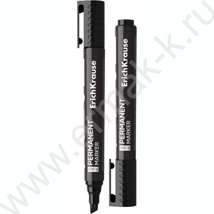 Маркер перм. /черный/ 4,6мм косой P-500 | Фото 2