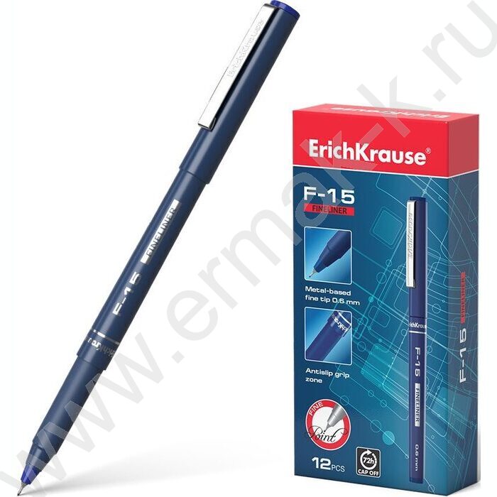 Ручка кап. F-15 синяя 0,6мм | Фото 2