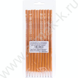 Карандаш ч/гр /набор 10шт/ блистер (KIN 1696) | Фото 1