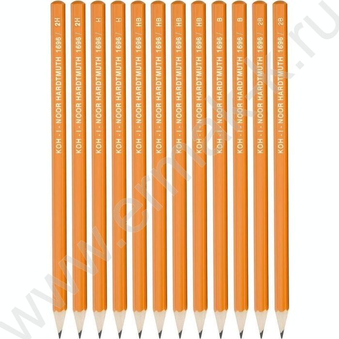 Карандаш ч/гр /набор 12шт/ блистер (KIN 1696) | Фото 4