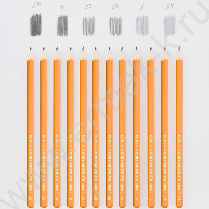 Карандаш ч/гр /набор 12шт/ блистер (KIN 1696) | Фото 7