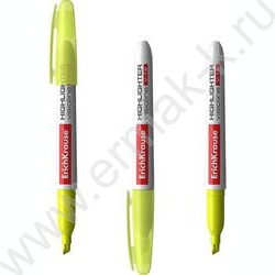 Текстовыделитель /желтый/ 4мм косой Visioline V-15 Neon  | Фото 1