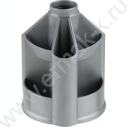 Подставка д/каранд. и ручек Mini Desk серый ML | Фото 1