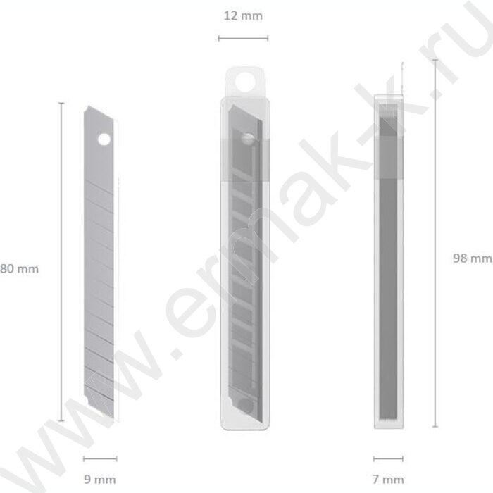 Лезвия для ножа  9мм/10шт | Фото 3