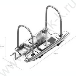 Файл 50мм мраморный разборный Эконом серый | Фото 5