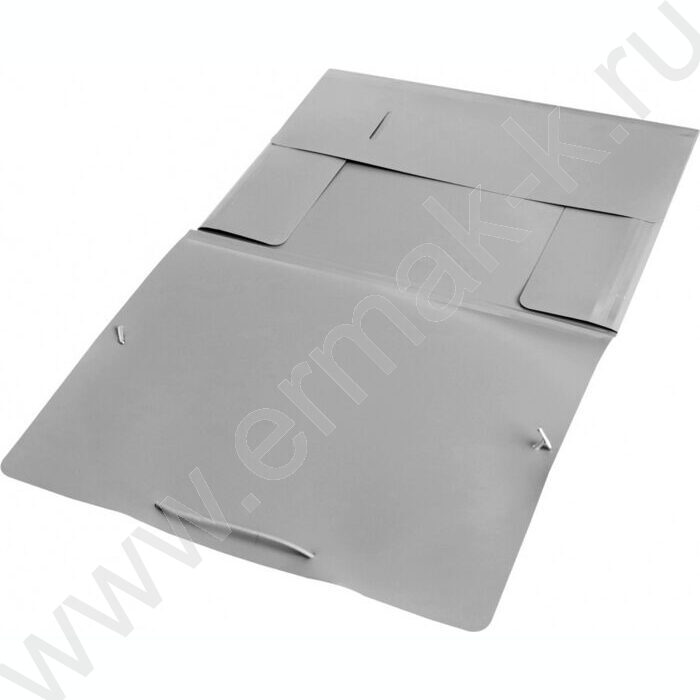 Папка на резинках серая 30мм 0,5мм | Фото 2