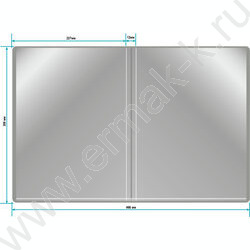 Папка  20 файлов серая 0,6мм карман торцевой с бумажной вставкой | Фото 4