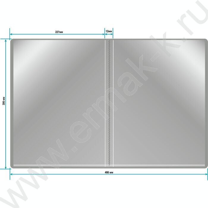 Папка  10 файлов серая 0,6мм карман торцевой с бумажной вставкой | Фото 4