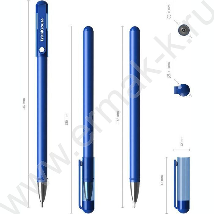 Ручка гелевая синяя 0,38мм  G-Soft Stick Classic | Фото 4