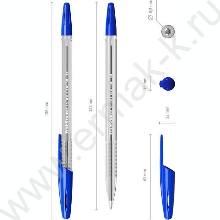 Ручка шар R-301 Stick Classic 1,0мм ШК синяя | Фото 4