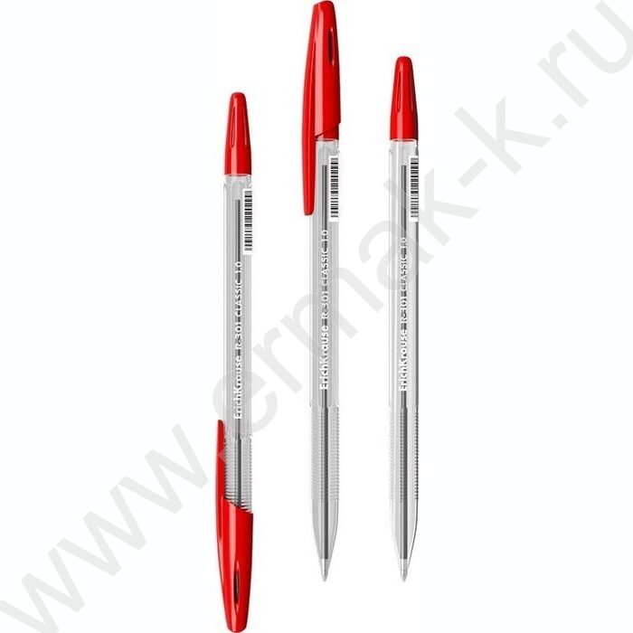 Ручка шар R-301 Stick Classic 1,0мм ШК красная | Фото 1