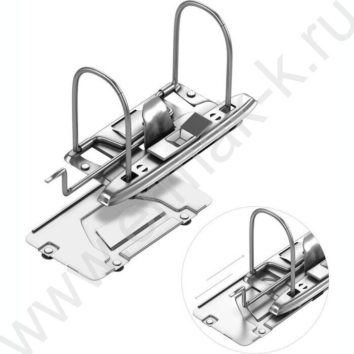 Файл 50мм Бизнес разборный серый с карманом | Фото 2