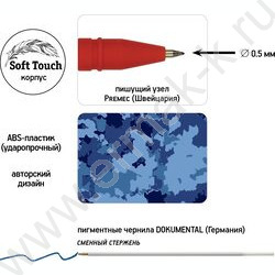 Ручка шар FunWrite.Military blue 0,5мм | Фото 3
