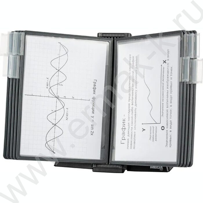 Демо-система настольная А4 10панелей черная пластик | Фото 1