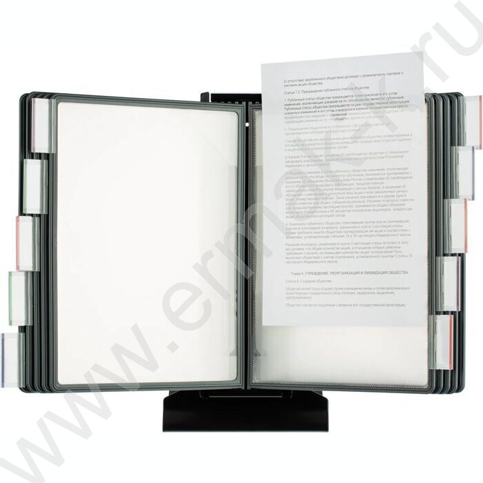 Демо-система настольная А4 10панелей черная металл. | Фото 4