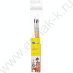 Кисть набор  3шт /белка №1,№2,№3/ европодвес | Фото 2