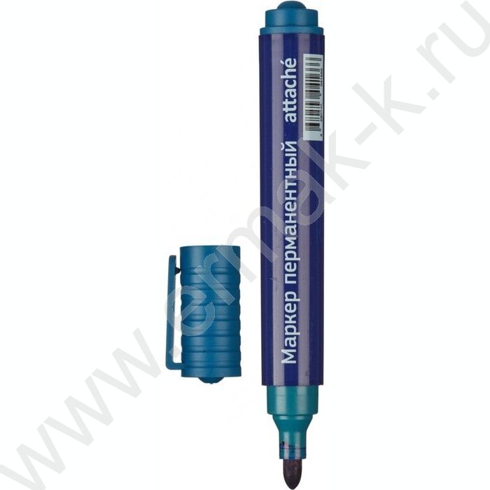 Маркер перм. /синий/ 3мм круг | Фото 1