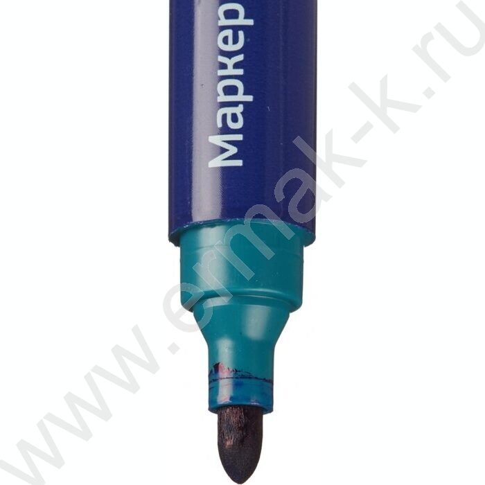 Маркер перм. /синий/ 3мм круг | Фото 4
