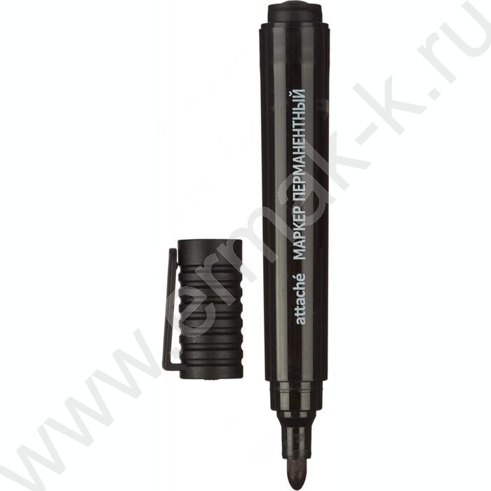 Маркер перм. /черный/ 3мм круг | Фото 1