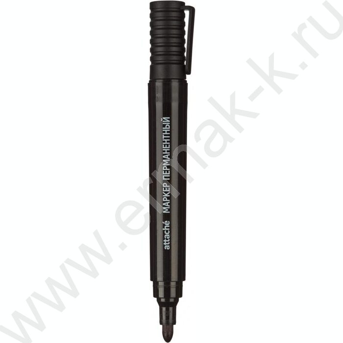 Маркер перм. /черный/ 3мм круг | Фото 2