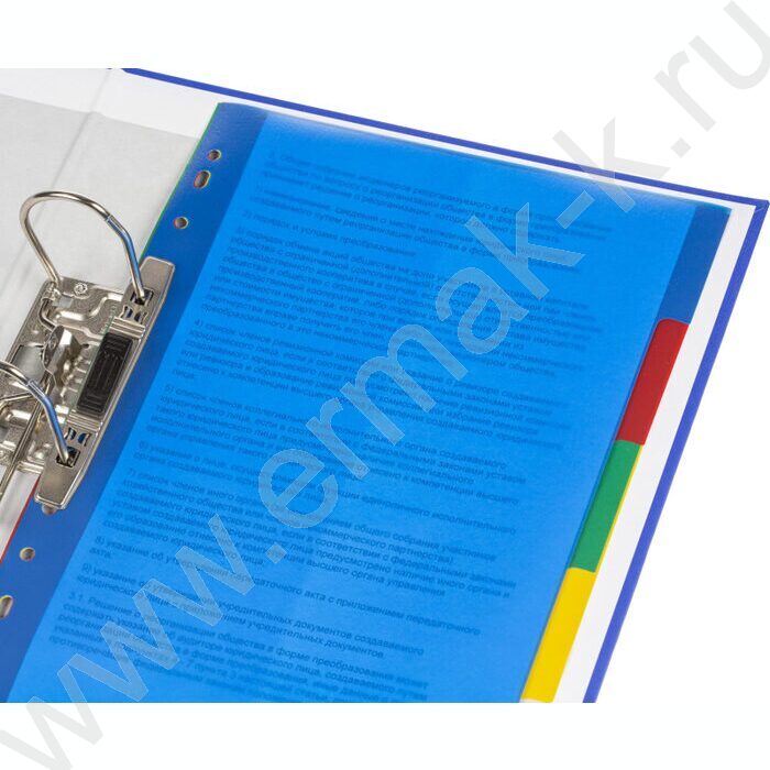 Разделитель листов пластик А4 цветной  5цв | Фото 5