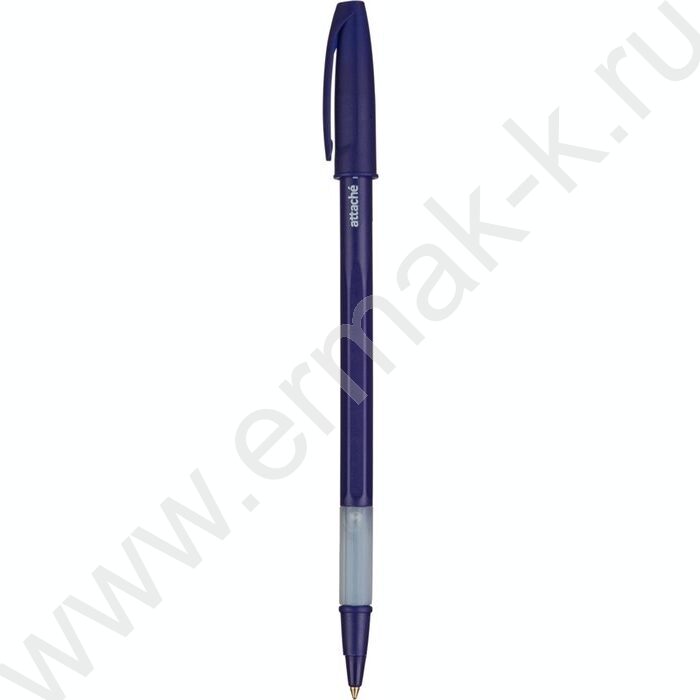 Ручка шар Attache Indigo синяя 0,5мм /резин.держатель/ | Фото 2