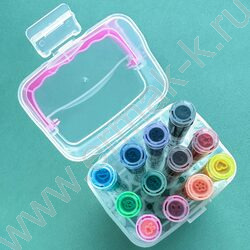 Фломастеры  12цв Funcolor штампики в пл.пенале | Фото 9