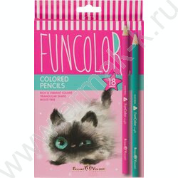 Карандаши пластиковые 18цв Funcolor 4вида | Фото 4