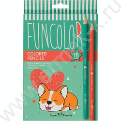 Карандаши пластиковые 18цв Funcolor 4вида | Фото 7