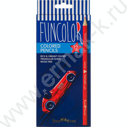 Карандаши пластиковые 12цв Funcolor 4вида | Фото 8