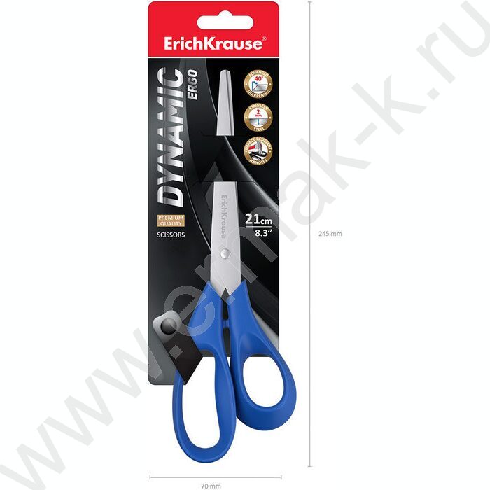 Ножницы 21см Dynamic /ассорти /европодвес | Фото 6