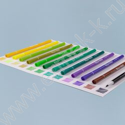 Фломастеры  24цв Happycolor 2 вида | Фото 5