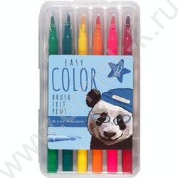 Фломастеры  12цв Multicolor кисточки в ПВХ кармане | Фото 1