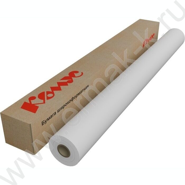 Ролевая бумага  А0+  914мм*30м,(D50,8мм),80г Bright white | Фото 1