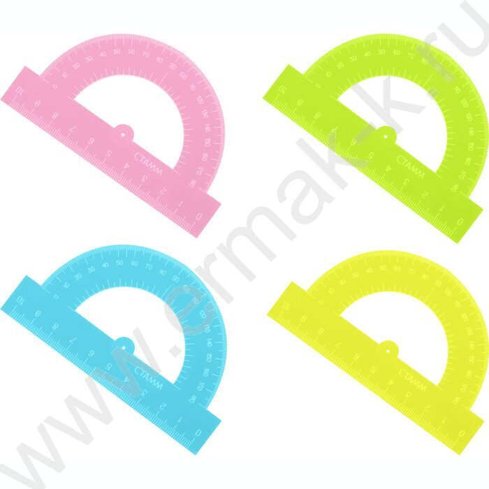 Транспортир 180*10см флюор с отлит. шкалой | Фото 2