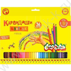 Карандаши  36цв Каляка-Маляка европодвес | Фото 1