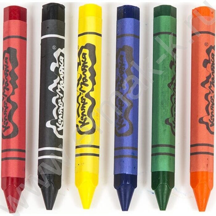 Мелки восковые  6цв Каляка-Маляка /толстые/трехгранные/европодвес | Фото 2