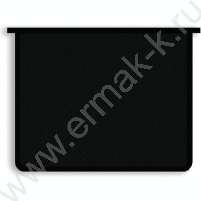 Папка д/тетрадей А4 пластик молния сверху черная б/цв | Фото 1