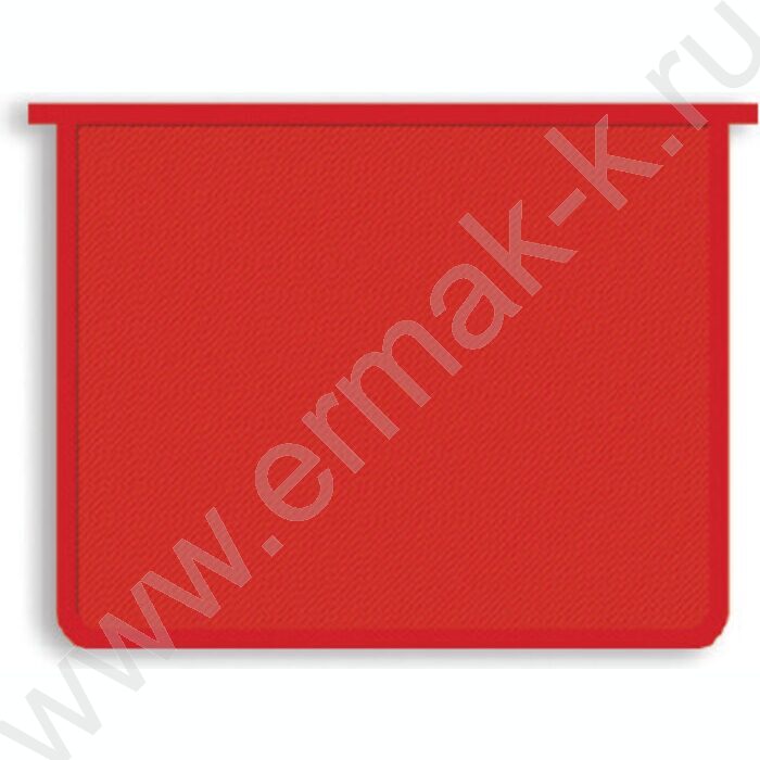 Папка д/тетрадей А4 пластик молния сверху красная | Фото 1