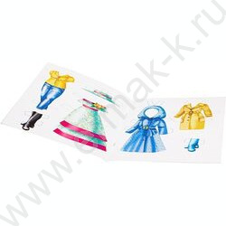 Игра-конструктор А5 Наряды для кукол.Топ модель | Фото 2