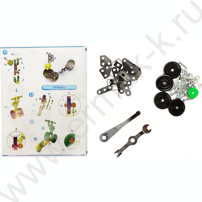 Конструктор металлич. для уроков труда Школьный-1 (72 эл) | Фото 3